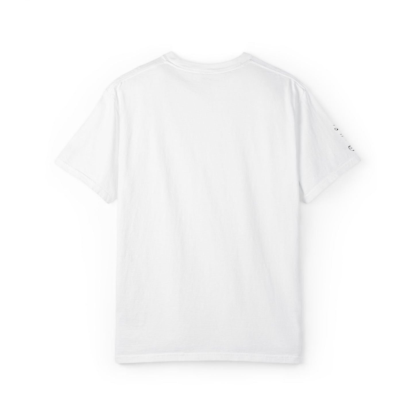Embroidered gold "Baba" Script Chest T-shirt