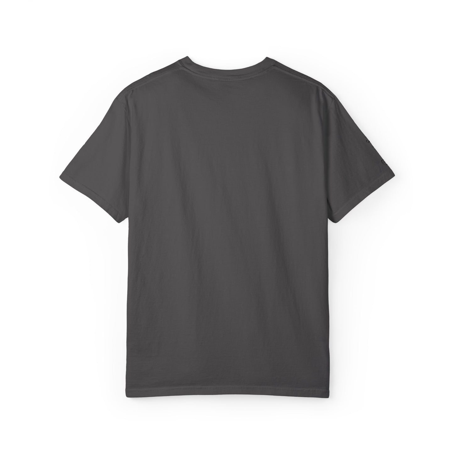 Embroidered gold "Baba" Script Chest T-shirt