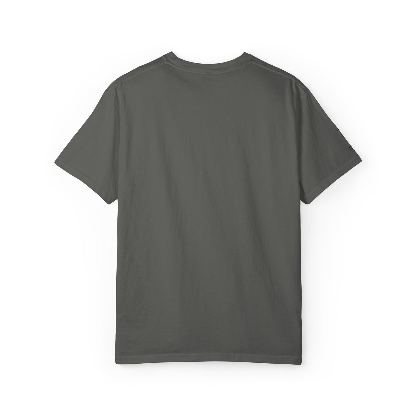 Embroidered gold "Baba" Script Chest T-shirt
